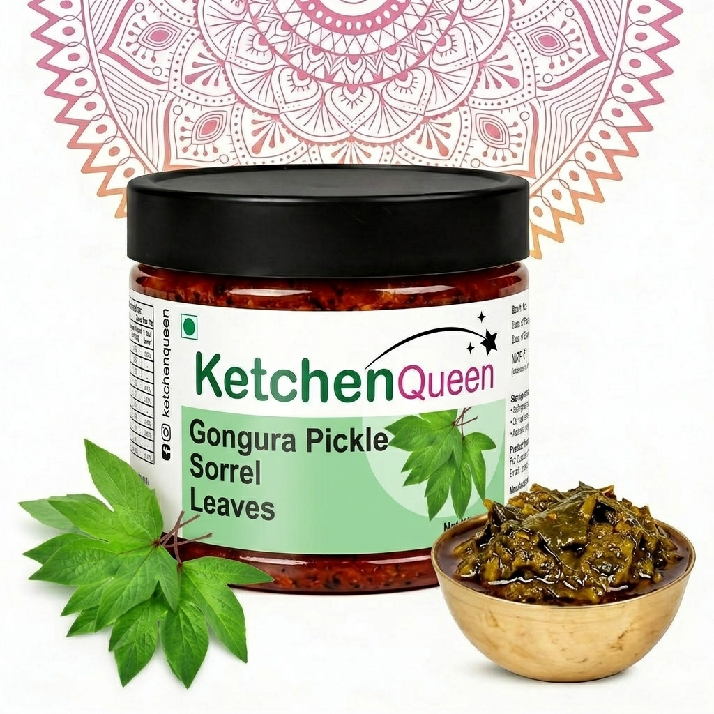 Gongura Pickle (Sorrel Leaves)